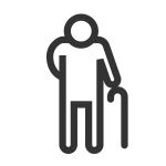 Old Man SVG Icon